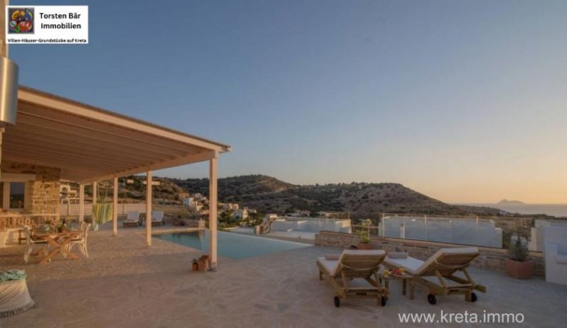 Pitsidia Kreta, Pitsidia: Neu gebaute Luxusvilla mit Meerblick Haus kaufen